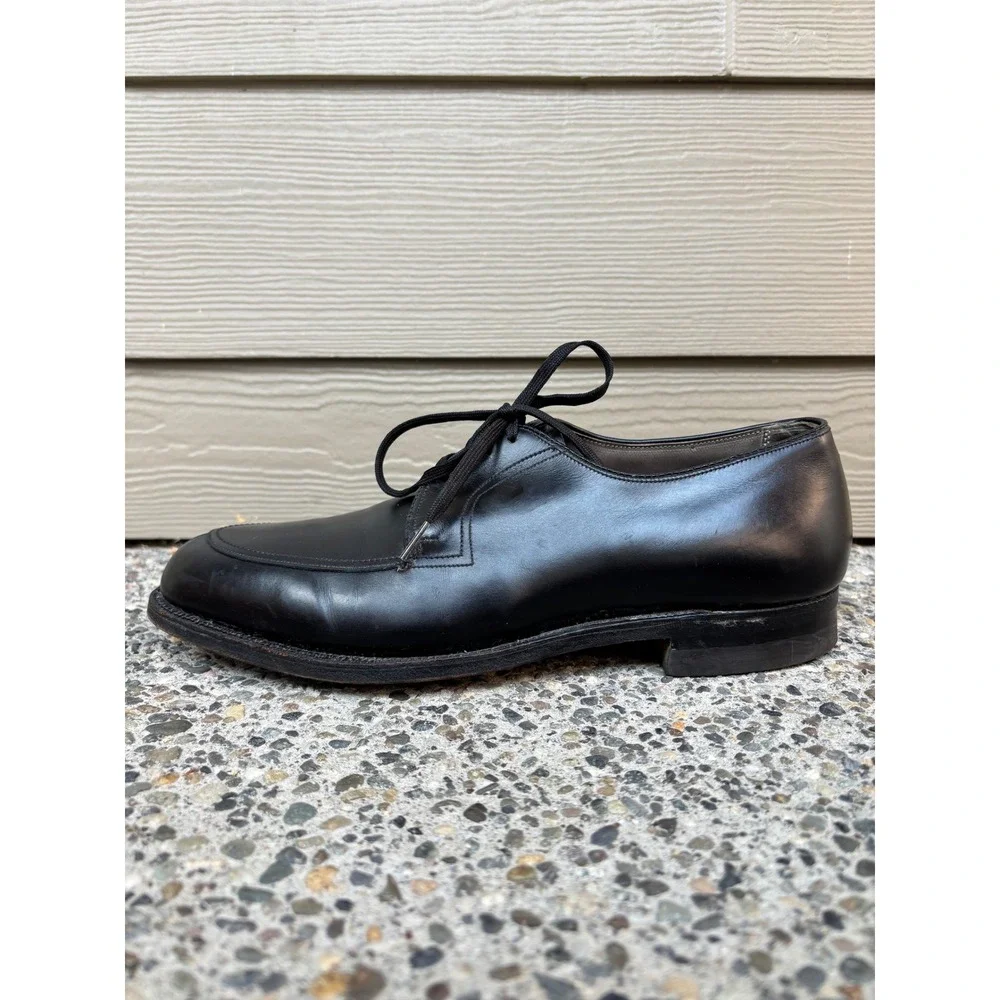 ET Wright Breather Arch Preserver Mens Black Leather Split Toe Derby Shoes 10 E